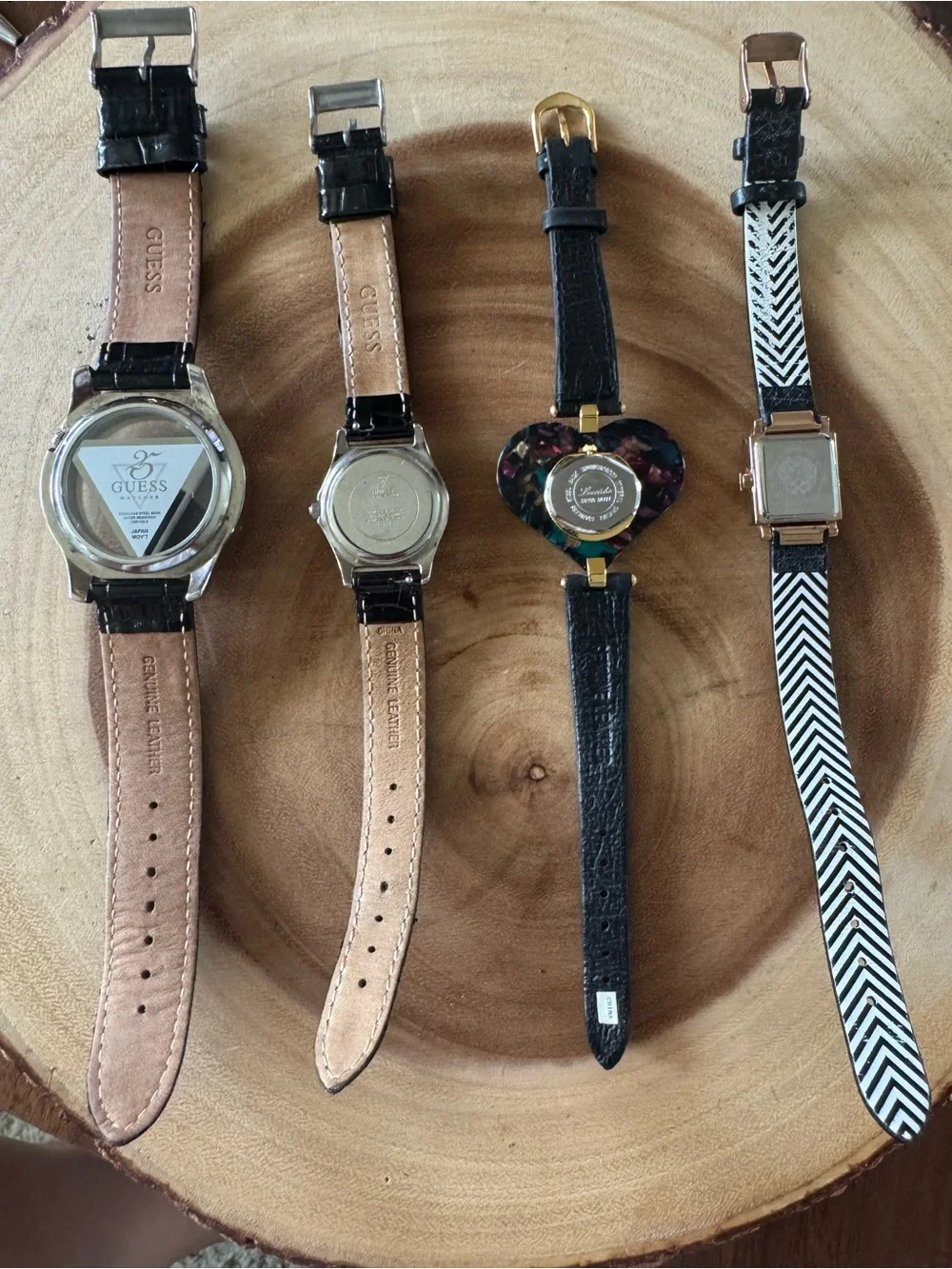 Lot of 4 Women’s Fashion Watches – GUESS & More – Pre-Owned